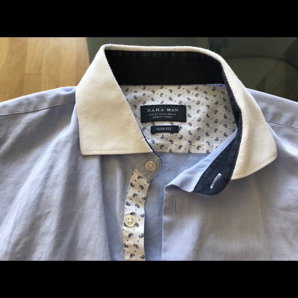 Zara Man slim fit Medium dress shirt